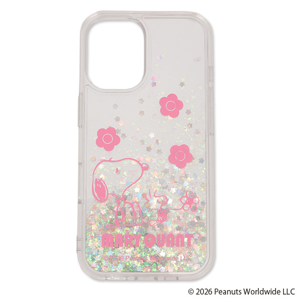 MARY QUANT×PEANUTS モバイルケース for iPhone16（ピンク）