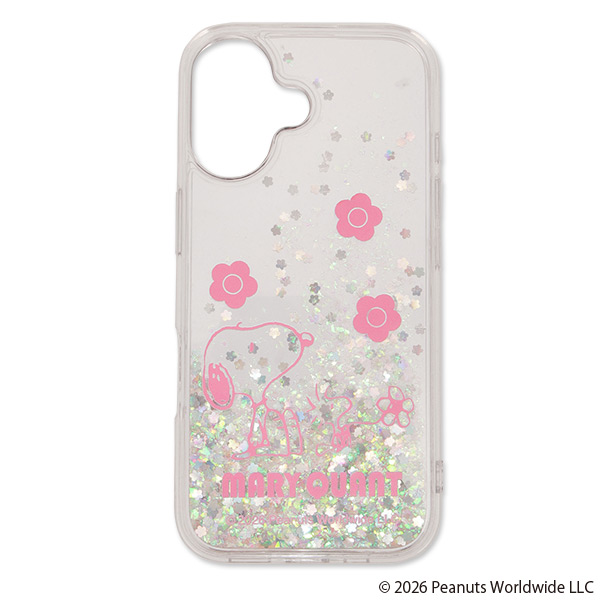 MARY QUANT×PEANUTS モバイルケースfor iPhone17（ピンク）