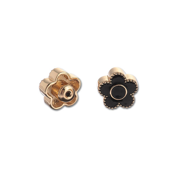 パールデイジーデュオ ピアス（ゴールド）