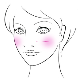 チークへの応用