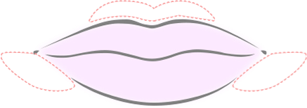 輪郭のマジック