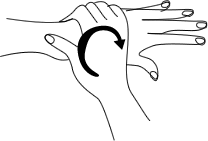 ハンドマッサージの手順