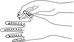 ハンドマッサージの手順