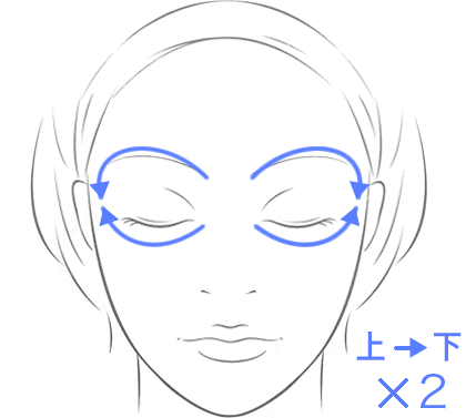 リフトアップマッサージの方法