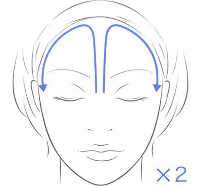 リフトアップマッサージの方法