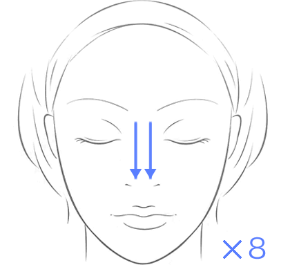 リフトアップマッサージの方法