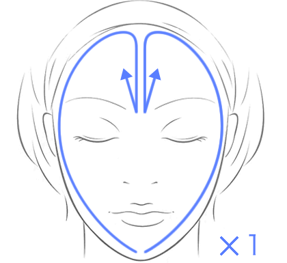 リフトアップマッサージの方法