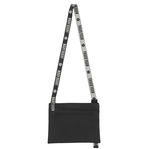 MARY QUANT ロゴストラップショルダーバッグ