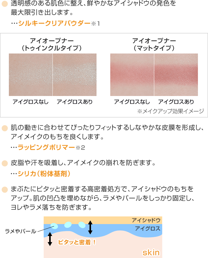 美しいアイメイクを叶える