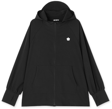 撥水UVジップ パーカ