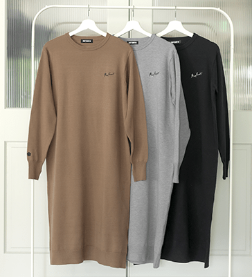 ウォームニット ワンピース