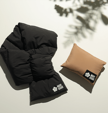 ポケッタブルダウン マフラー