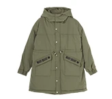 ロゴフラップパデッド ロングコート