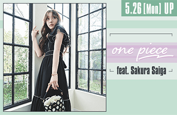 5.26[Mon]UP one piece feat. Sakura Saiga