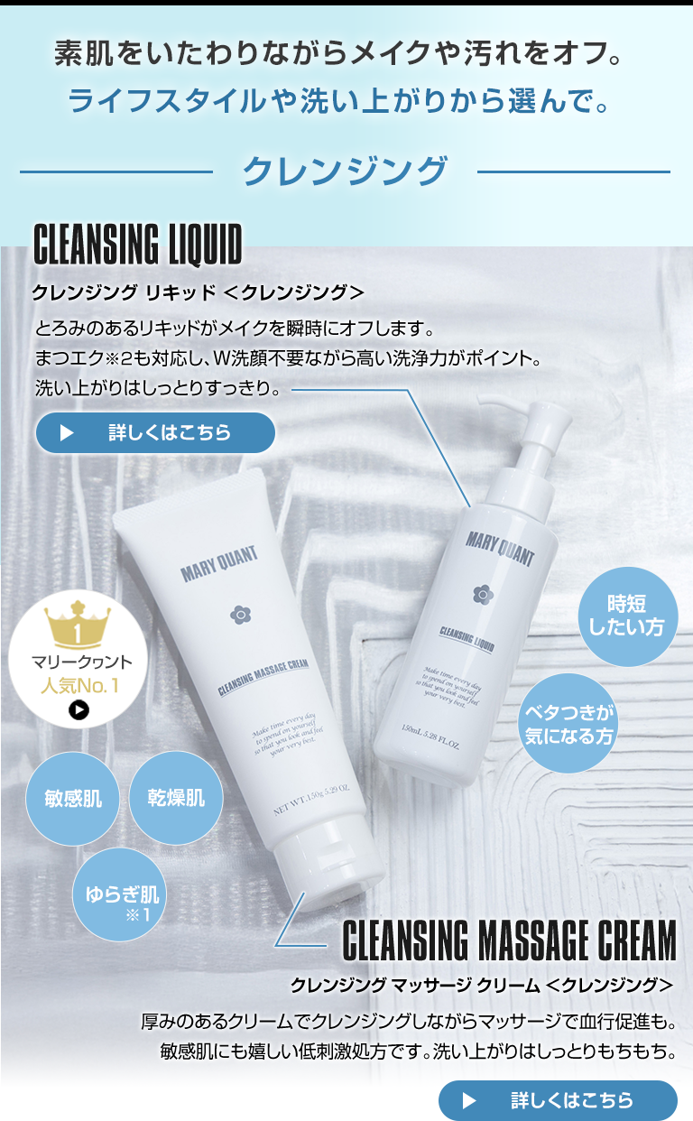 毎日の 落とすケア で肌は変わる