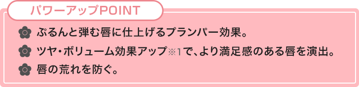 パワーアップPOINT