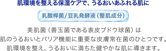 美肌菌に着目！