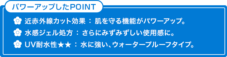 パワーアップしたポイント