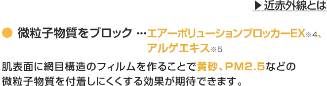 環境ストレスから肌を守る