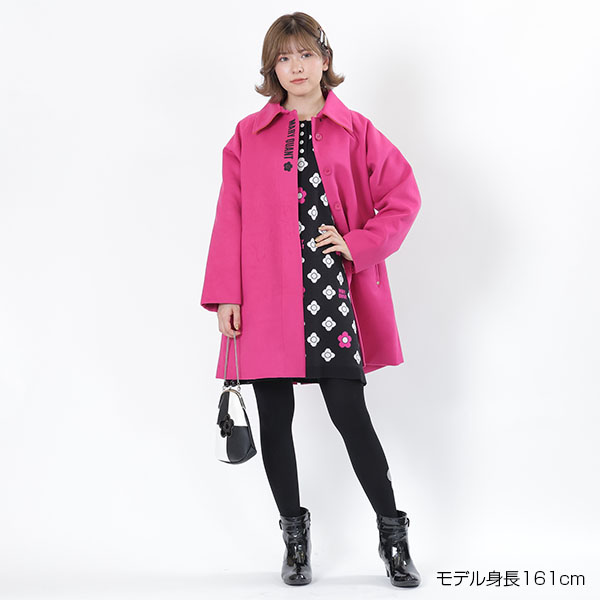 日本製 2ウェイ マリークワント MARY QUANT コート ロングコート