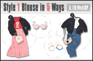 Style 1 Blouse in 5 Ways